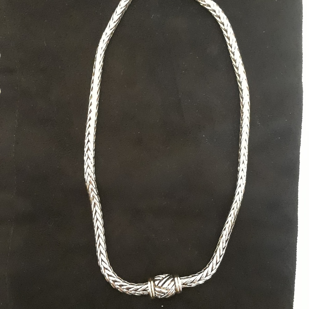 Elegant Magnetic Silver Rope Chain